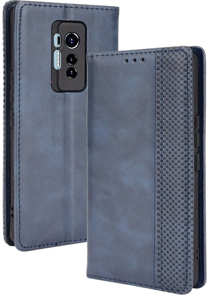 Tecno Phantom x Mavi Için Retro Desenli Kılıf (Yurt Dışından)