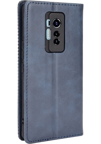 Tecno Phantom x Mavi Için Retro Desenli Kılıf (Yurt Dışından)