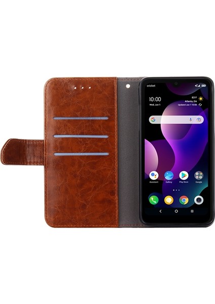 Infinix Hot 20I Mavi Için Geometrik Pu Kılıf (Yurt Dışından)