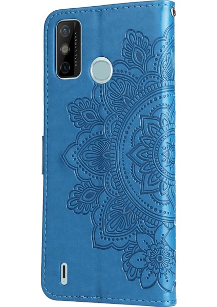 Tecno Spark 6 Go Blue Için Pu Kılıf (Yurt Dışından)