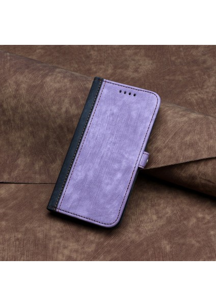 Infinix Hot 50 Pro+ 4g Mor Için Yan Tokalı Deri Kılıf (Yurt Dışından)