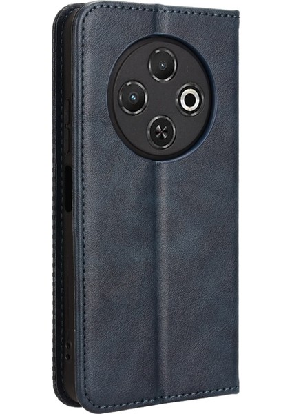 Tecno Spark 30C 4g Mavi Için Pu Telefon Kılıfı (Yurt Dışından)