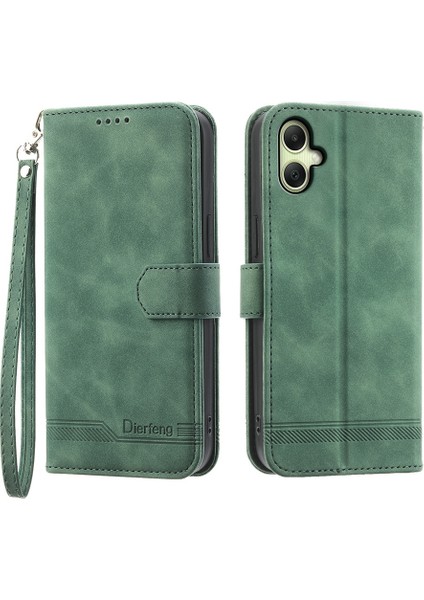 Samsung Galaxy M35 Mercan Pembesi Için Eşkenar Dörtgen Deri Kılıf (Yurt Dışından)