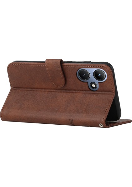 Infinix Hot 30I Brown Için Buzağı Dokulu Pu Kılıf (Yurt Dışından) fırsatları