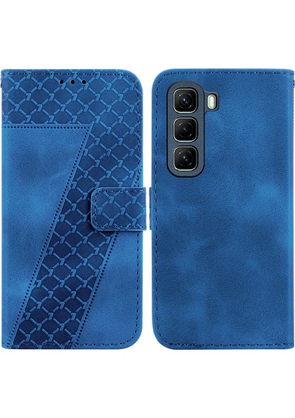 Infinix Hot 50 5g Mavi Için Yedi Şekilli Kılıf (Yurt Dışından)