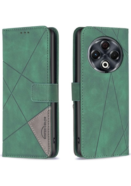 Tecno Spark 30 4g Yeşil Için BF05 Deri Kılıf (Yurt Dışından)