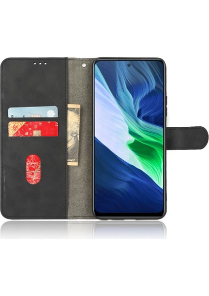 Infinix Note 10 Siyah Için Skin Fe Deri Kılıf (Yurt Dışından)