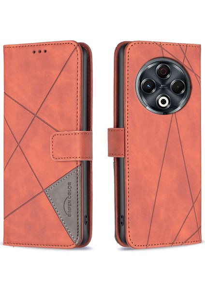 Tecno Spark 30 4g Kahverengi Için BF05 Deri Kılıf (Yurt Dışından)