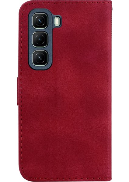 Infinix Hot 50 4g Kırmızı Için Yedi Şekilli Kılıf (Yurt Dışından)