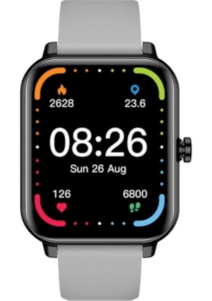 Career Akıllı Saat Bildirim,kalp Atış,uyku Takibi,spor,sağlık, Ios&android Uyumlu 44MM IP67 Uzun Pil Ömrü Türkçe Menü SW-21V