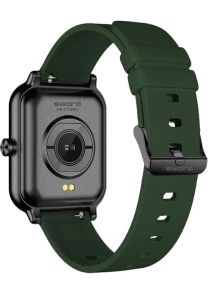 Career Akıllı Saat Bildirim,kalp Atış,uyku Takibi,spor,sağlık, Ios&android Uyumlu 44MM IP67 Uzun Pil Ömrü Türkçe Menü SW-21V