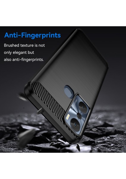 Infinix Hot 20I Siyah Için Tpu Telefon Kılıfı (Yurt Dışından)
