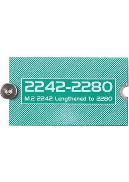 M.2 Ngff Nvme Genişletilmiş Transfer Kartı Adaptörü Genişletme Raf Kartı 2242 Ila 2280 Genişletilmiş M.2 2242 2280'E Uzatılmış (Yurt Dışından)