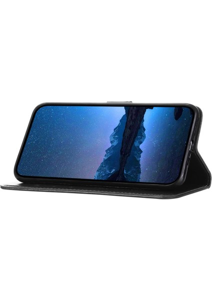 Tecno Camon 30 Premier 5g Siyah Için Kabartmalı Pu Kılıf (Yurt Dışından)