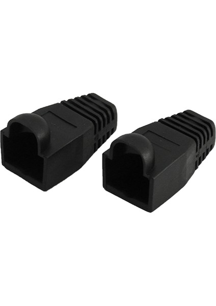 1000 Adet RJ45 Konnektör Fişi Koruyucu Kılıf Kapağı CAT5E/6 Kablo USB Konnektörleri Dizüstü Bilgisayar Kasası Siyah (Yurt Dışından)