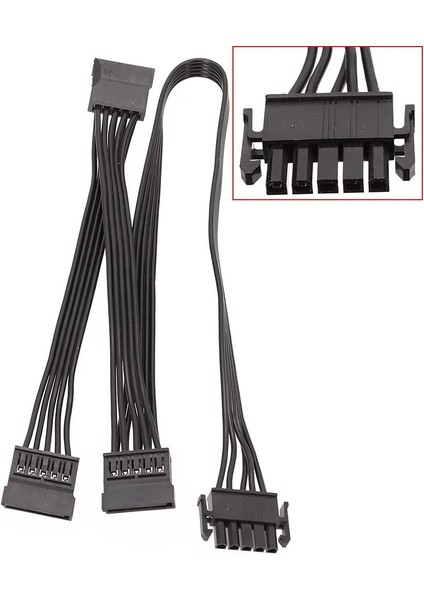 Enermax Modüler Psu Için 5pin - 3 Bağlantı Noktalı Sata Çevresel Güç Kaynağı Kablosu (Yurt Dışından) indirimleri