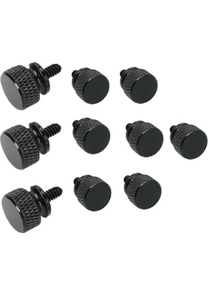 10 Adet/grup Unc6 -32 M3.5 El Vidası Gpu Tutucu Psu Bilgisayar Kasası Yan Panel Vidaları Pc Montajı Su Soğutma Siyah (Yurt Dışından)