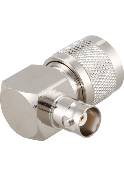 Uhf PL259 PL-259 Erkek - Bnc Dişi Dik Açılı Rf Adaptör Konnektörü, Gümüş (Yurt Dışından) indirimleri