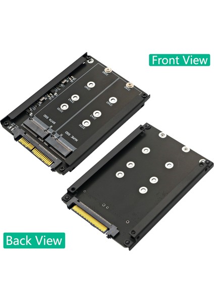 2'si 1 Arada M.2 Nvme SSD ve B Anahtarı/b&m Anahtarı Ssd'den SFF-8639 U.2'ye Çerçeve Braketi ile - Msata Ssd'yi 7 mm 2,5 Inç Sata Sürücüsü Olarak Tutun (Yurt Dışından) fiyatları