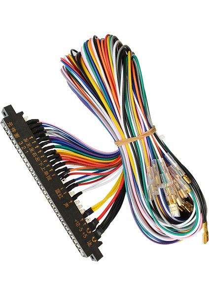 Jamma 28 Pin Arcade Kablo Demeti Joystick Düğme Konnektörü Video Arcade Oyun Kutusu Arcade Oyunu (4.8pin) (Yurt Dışından)
