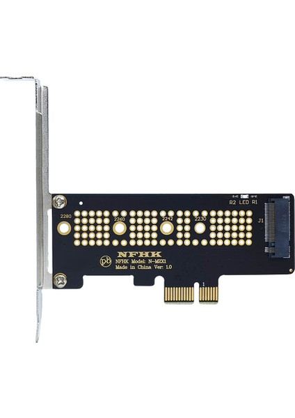 Nvme Pcıe M.2 Ngff Ssd'den Pcıe X1 Adaptör Kartına Pcıe X1 - M.2 Kart Desteği 2230 2242 2260 2280 Boyutu Nvme M.2 SSD (Yurt Dışından)