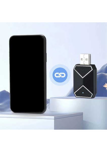 Kablosuz Carplay Otomatik Mini Kutu Bt Wifi Kablosuz Carplay Dongle USB Tak ve Çalıştır Android 11 Için (Yurt Dışından)