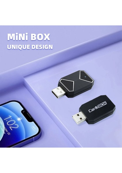 Kablosuz Carplay Otomatik Mini Kutu Bt Wifi Kablosuz Carplay Dongle USB Tak ve Çalıştır Android 11 Için (Yurt Dışından)