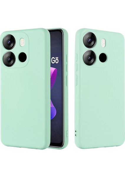 Tecno Spark Go 2023 / Pop 7 Pro Yeşil Için Sıvı Silikon Kılıf (Yurt Dışından) fiyatları