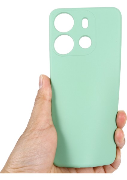 Tecno Spark Go 2023 / Pop 7 Pro Yeşil Için Sıvı Silikon Kılıf (Yurt Dışından) modelleri