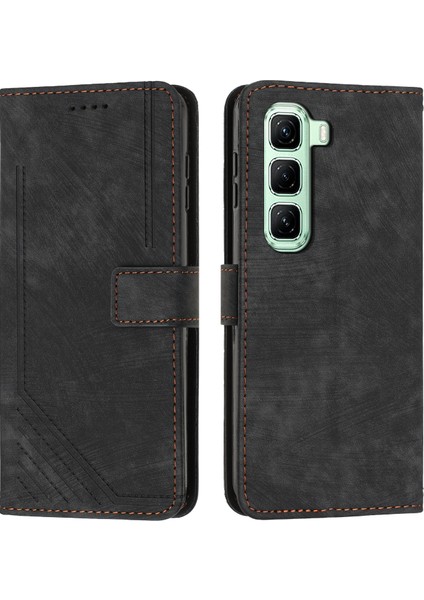 Infinix Hot 50 Pro 4g Siyah Için Skin Fe Pu Kılıf (Yurt Dışından)