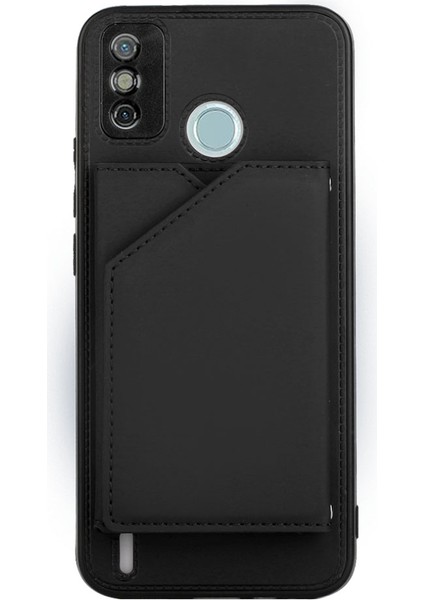Tecno Spark 6 Go / Go 2020 Siyah Için Pu + Tpu + Pc Kılıfı (Yurt Dışından)
