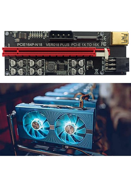 1 Adet VER018 Artı Yükseltici Kart Pcıe 1x Ila 16X Usb3.0 60 cm Grafik Kartı Uzatma Kablosu Adaptör Kartı Bitcoin Madencilik Için (Yurt Dışından) indirimleri