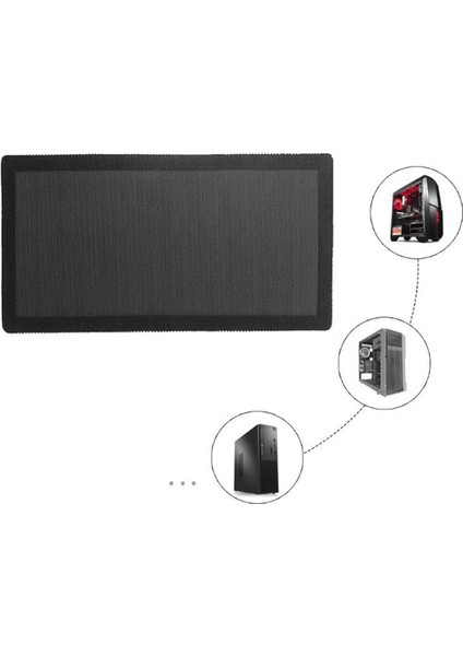 Bilgisayar Kasası Manyetik Toz Filtresi Mesh Pc Kasası Soğutma Fanı Bilgisayar Koruma Kapağı Horn Net 12 x 12CM (Yurt Dışından)