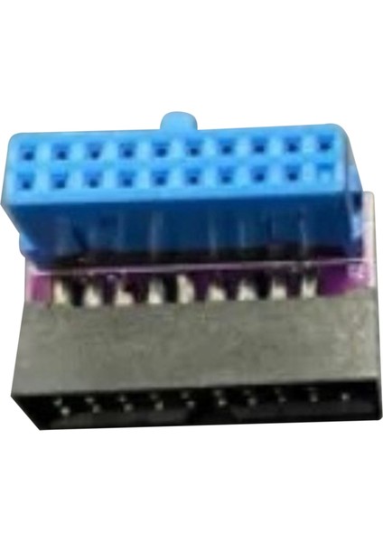 5 Adet USB 3.0 20PIN Erkek Kadın Uzatma Adaptörü Yukarı Aşağı Açılı 90 Derece Anakart Anakart (Up) (Yurt Dışından)