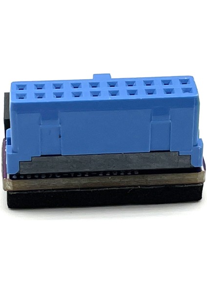 5 Adet USB 3.0 20PIN Erkek Kadın Uzatma Adaptörü Yukarı Aşağı Açılı 90 Derece Anakart Anakart (Up) (Yurt Dışından) fırsatları