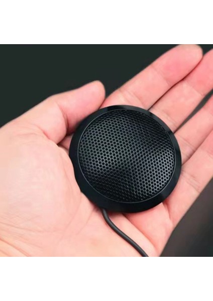 360° Çok Yönlü Kondenser Mikrofon Masaüstü Kablolu Mikrofon Ses Konferans Mikrofonu (3,5 mm Aux Ses Fişi) (Yurt Dışından)