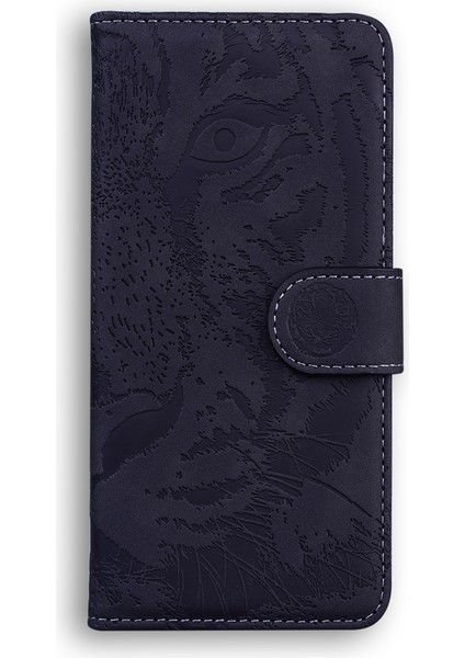 Infinix Note 30 Siyah Için Kaplan Kabartma Desenli Pu Kılıf (Yurt Dışından)