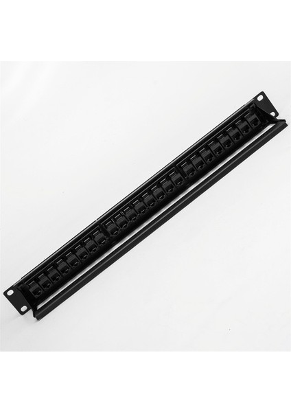 19 Inç 1u Kabin Rafı Geçişi 24 Port Cat6 Patch Panel RJ45 Kontak Portu (RJ45 Kontak Portu) Modüler Çerçeve (Yurt Dışından)