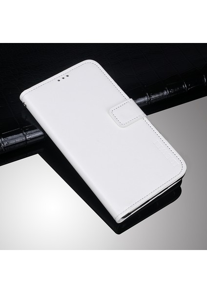 Tecno Camon 17P Beyaz Için Idewei Pu Kılıf (Yurt Dışından)