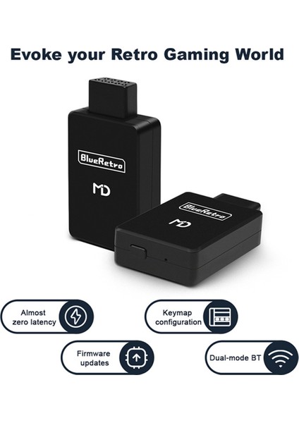 Mega Drive Sega Genesis Wii Switch Ps3 Ps4 Ps5 Xbox One Oyun Konsolu Için Kablosuz Kontrol Cihazı Adaptörü (Yurt Dışından) indirimleri