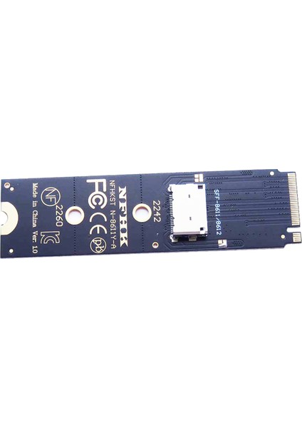 Pcıe Nvme M.2 Ngff SSD Arayüzü Oculink SFF-8611 SFF-8612 Adaptörü Nvme U.2(Sff 8639)SSD Pcı-E Ngff Yükseltici Kartı (Yurt Dışından)