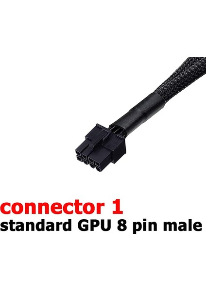 6 Pin Dişi - Gpu 8 Pin Erkek, Gpu Güç Adaptörü Kablosu Örgülü Kılıf, Bilgisayar Kablosu, Bilgisayar Grafik Kartı Kablosu (Yurt Dışından) fırsatları