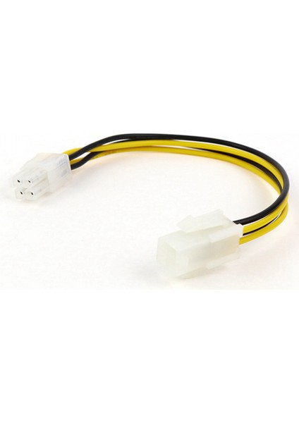 1 Adet 20 cm 4 Pin Güç Atx 4 Pin Erkek - Dişi Pc Cpu Güç Kaynağı Uzatma Kablosu 4 Pin Konnektör Adaptörü Anakart Için (Yurt Dışından)