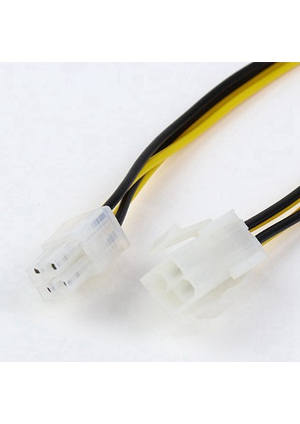 1 Adet 20 cm 4 Pin Güç Atx 4 Pin Erkek - Dişi Pc Cpu Güç Kaynağı Uzatma Kablosu 4 Pin Konnektör Adaptörü Anakart Için (Yurt Dışından)
