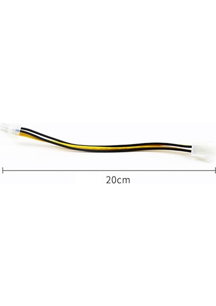 1 Adet 20 cm 4 Pin Güç Atx 4 Pin Erkek - Dişi Pc Cpu Güç Kaynağı Uzatma Kablosu 4 Pin Konnektör Adaptörü Anakart Için (Yurt Dışından)