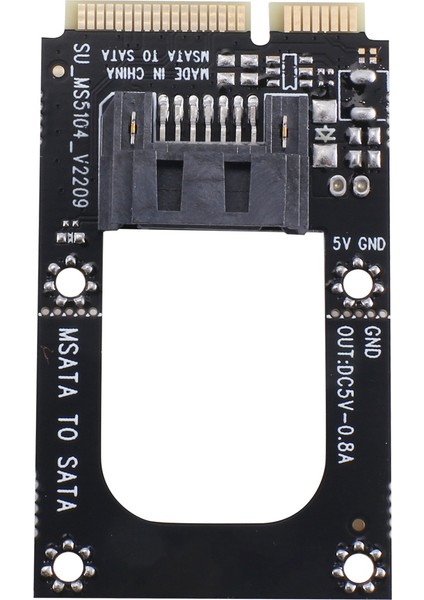 Ssu Msata'dan Sata'ya Dönüştürücü Kart Mini Sata'dan 7-Pin Sata Uzatma Adaptörü Tam Yüksek Yarım Boy (Yurt Dışından) indirimleri