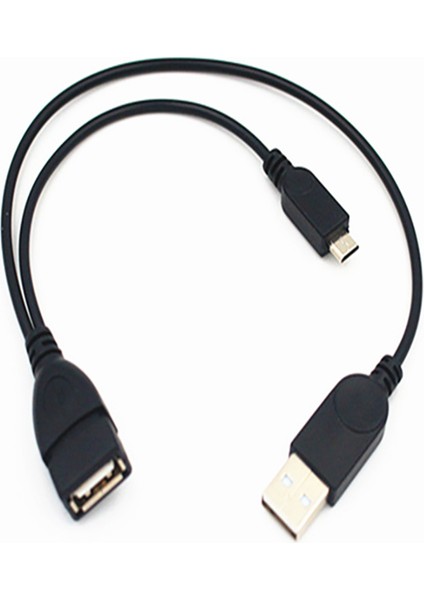 1 Mikro Usb'den Usb'ye Dişi Otg Adaptör Kablosu, Otg'li Cihazlar Için Uygun USB Güç Arayüzü (Yurt Dışından)