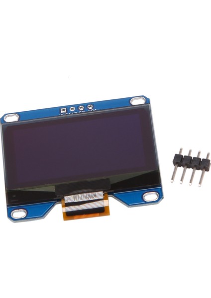 1.54 Inç 4pın Mavi Ekran Modülü SSD1309 Sürücü OLED Ekran Modülü SSD1306 I2C Arayüzü 128X64 ile Uyumlu (Yurt Dışından)