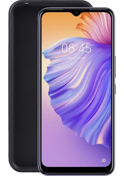 Tecno Spark 8 Pudding Siyah Için Tpu Telefon Kılıfı (Yurt Dışından)