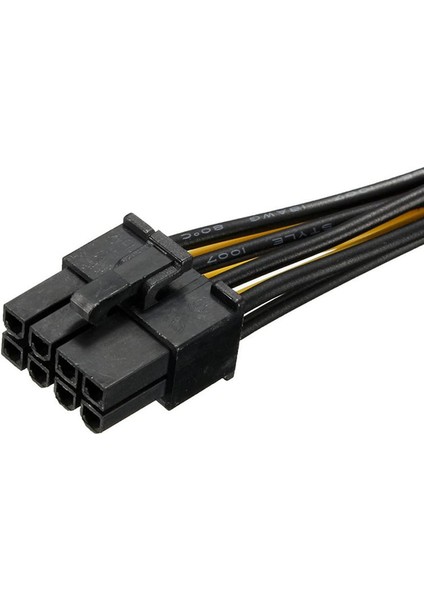Pin - 2 x Pcıe 8 (6+2) Pin Grafik Kartı Pcı-E Express VGA Ayırıcı Güç Uzatma Kablosu (2 Paket) (Yurt Dışından)
